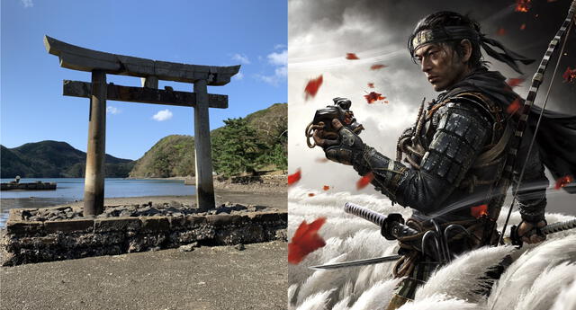 Ghost of Tsushima se ha convertido en un baluarte para el turismo en Japón gracias a lo espectacular que resultó./Fuente: Composición.