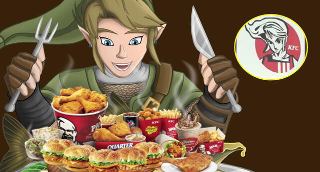 KFC bromea con la posibilidad de que «Zelda venda pollo frito»