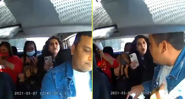 Mujeres insultan y agreden a taxista que les exigió usar mascarilla.