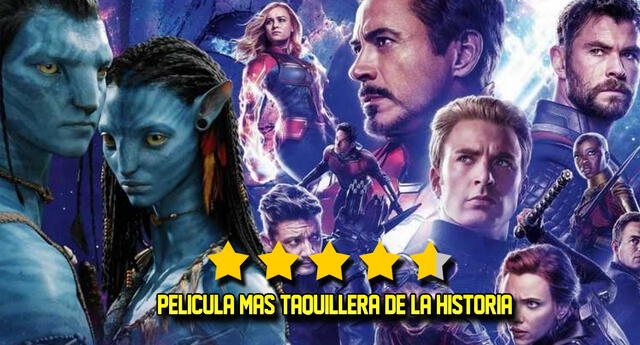 Avatar destrona a Avengers: Endgame como la película más vista de la historia.