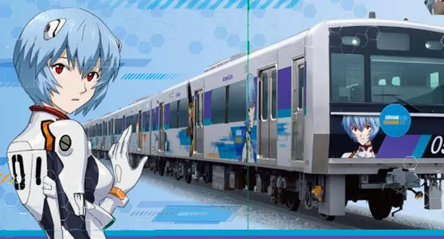 ¡Todos a bordo! Evangelion estrena su propio tren al estilo de Rei Ayanami