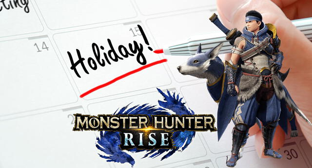 El CEO de la compañía Mark-On decidió brindar el día libre a sus empleados para que puedan jugar Monster Hunter Rise en la fecha de su lanzamiento./Fuente: Capcom.