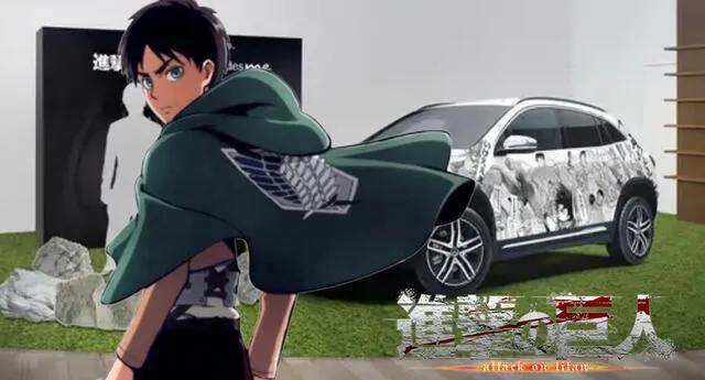 ¡Tu auto al estilo de Shingeki no Kyojin! Mercedes-Benz cumple el sueño de los fans