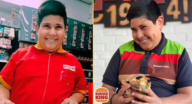 El 'niño del Oxxo' ahora es imagen publicitaria de Burger King.