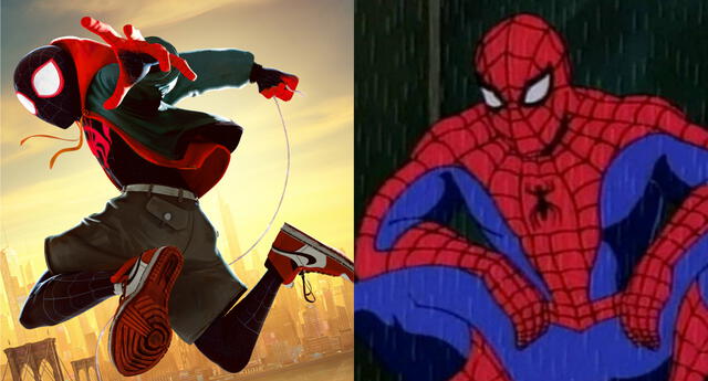 Spider-Man: Into the Spider-Verse 2 incluiría al Peter Parker de la serie animada de 1994, según reporte./Fuente: Composición.