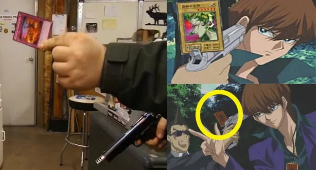 Comprueban que las cartas de Yu-Gi-Oh! pueden evitar disparo de pistola como en el anime