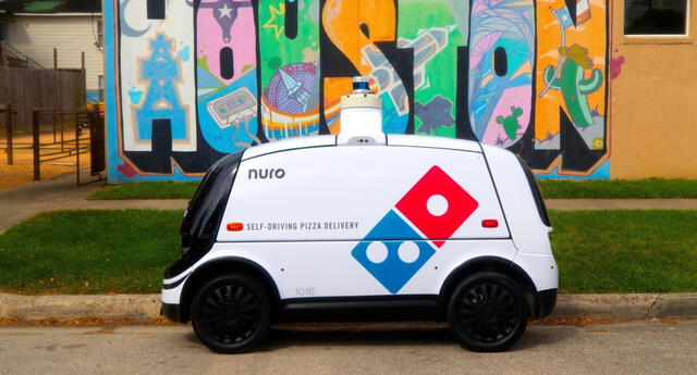 La cadena Domino's se ha aliado con Nuro para probar un nuevo sistema autónomo de entregas que beneficiará a sus clientes./Fuente: Domino's.