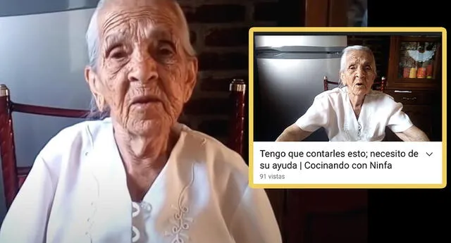 Abuelita youtuber pide ayuda para cumplir un deseo en su cumpleaños y se hace viral (VIDEO)