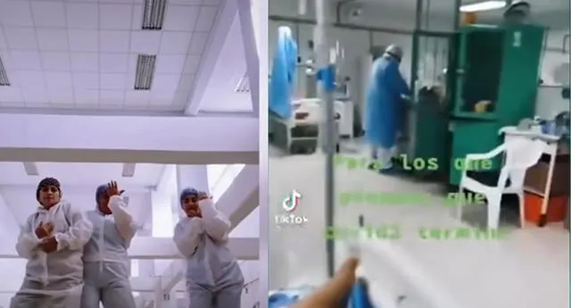 Enfermera en Piura subió videos a TikTok, con cadáveres y pacientes Covid desatando críticas