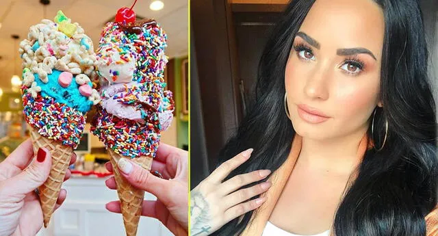 Demi Lovato ataca a heladería por ser 'gordofóbica'.