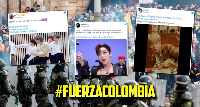 Fans del k-pop sabotean tendencias en contra de las movilizaciones en Colombia.