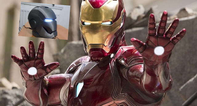 Fan de Marvel crea el casco de Iron-man y funciona como el de la película