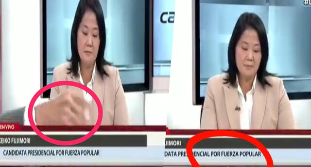 Entrevistador pide retirar insistentemente lápiz durante entrevista a Keiko Fujimori