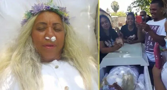 Mujer simula su muerte para saber cómo sería su funeral.