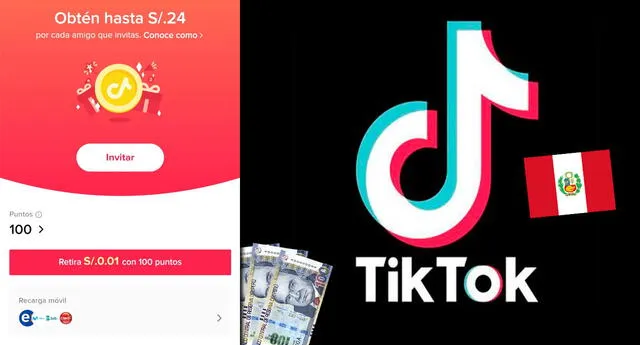 Ya puedes ganar dinero viendo videos en TikTok (Perú).