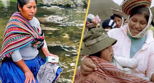 Comunidades andinas utilizan “jabón mágico” para purificar el agua de los ríos