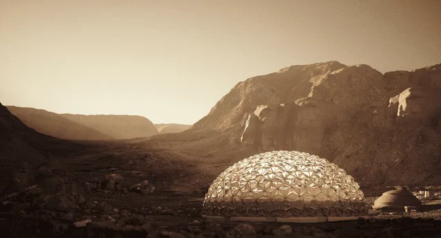 Nuwa ha surgido como concepto para la primera ciudad humana de gran capacidad en Marte./Fuente: