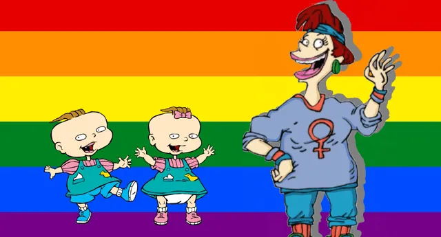 La madre de los gemelos Phil y Lil ahora será un personaje LGBT en el reboot de Rugrats para Paramount+/Fuente: Composición.