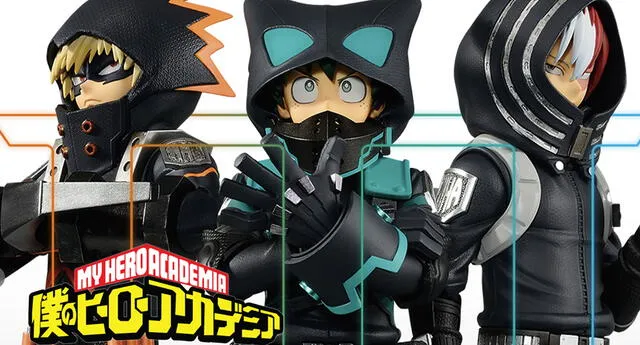 My Hero Academia laza increíbles figuras de los protagonistas de la tercera película