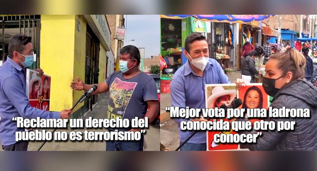 Se viralizan videos de periodista que le pregunta a la gente en la calle por quién votará.