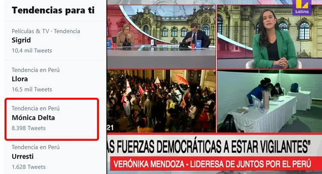 Usuarios aseguran que la periodista habría ofendido a Verónika Mendoza.