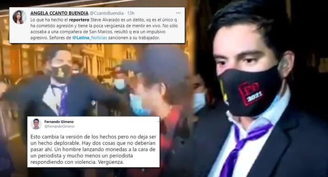 Periodista de Latina involucrado en gresca con simpatizantes de Perú Libre.
