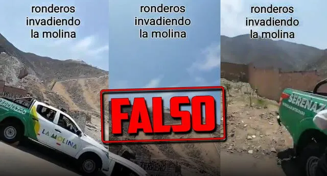 Fake News: es falso que ronderos intenten invadir La Molina.