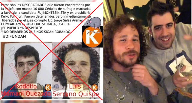 Auron Play y Luisito Comunica son víctimas de noticias falsas relacionadas a la elecciones de Perú.