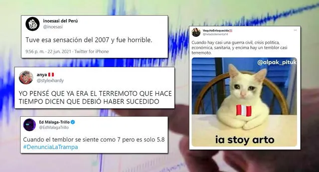 El IGP registró un sismo de 6.0 en Mala, Cañete - Lima.