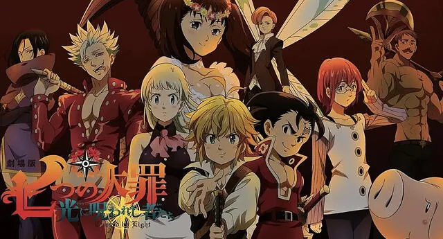 Nanatsu No Taizai Lanza Un Póster Conmemorativo De Su Final Y Un Nuevo Tráiler Para Su Película