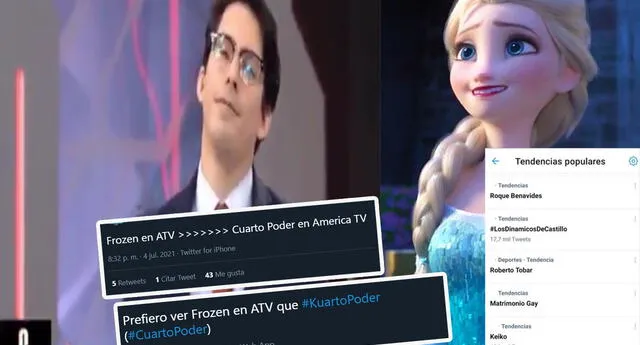 Frozen se volvió tendencia con usuarios recomendando verla antes que Cuarto Poder