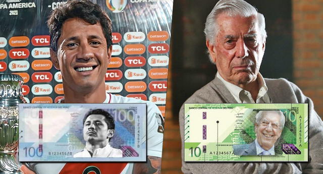 Usuarios crearon sus propios billetes con los rostros de diversas celebridades. (Foto: Difusión/La República)