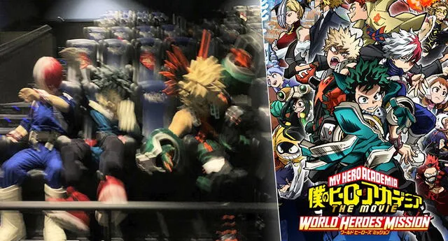 My Hero Academia: World Heroes' Mission anuncia su proyección en salas 4D y fans temen que los cines colapsen