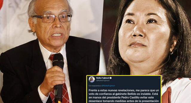 Aníbal Torres responde a mensaje de Keiko Fujimori | Foto: La República