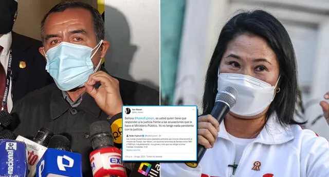 El ministro de Trabajo le respondió a Keiko Fujimori por Twitter (Foto: Deysi Portuguez Lopez/John Reyes Mejia)