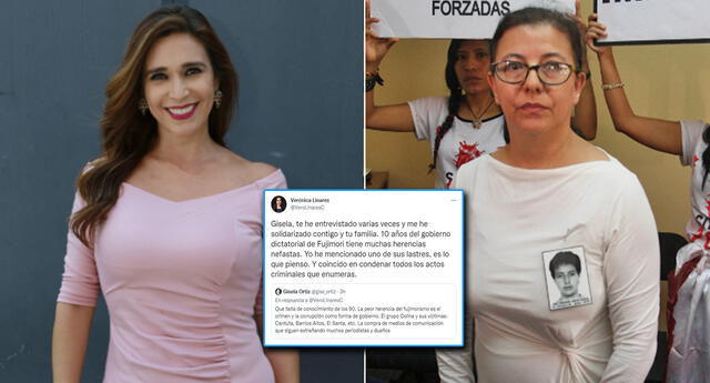 Gisela Ortiz le responde a Verónica Linares a través de Twitter (Foto: GLR)