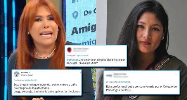 Usuarios critican que Magaly Medina haya expuesto diagnóstico de Magaly Solier (Foto: Captura ATV/GLR)