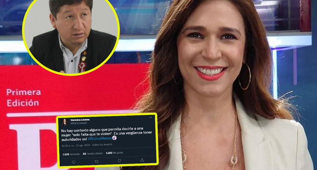 Verónica Linares opinó sobre acusación a Bellido | Foto: Instagram y Twitter de Verónica Linares