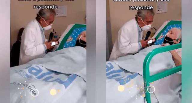 Médico chiclayano canta para animar a sus pacientes y causa sensación en TikTok | Foto: captura TikTok