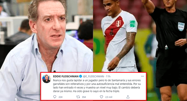 “Ha sido grave lo suyo en la fecha triple”: Eddie Fleischman critica a Anderson Santamaría | Foto: Difusión