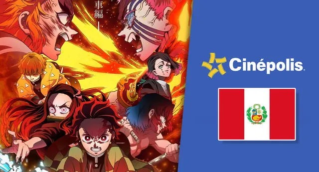 Comenzó la Preventa de entradas en Perú para la película Kimetsu no Yaiba: Mugen Ressha-hen