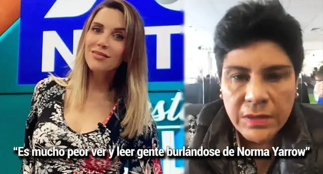 Juliana Oxenford critica a usuarios que se burlan de percance de Norma Yarrow (Foto: Difusión/Twitter)