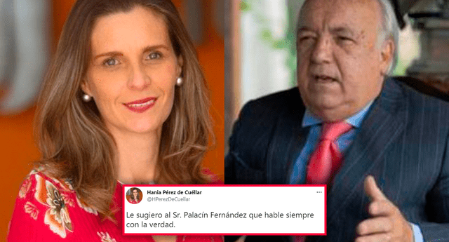 Expresidenta de Indecopi dice que Julián Palacín “mintió” en sus declaraciones a un medio | Foto: composición / Twitter / Difusión