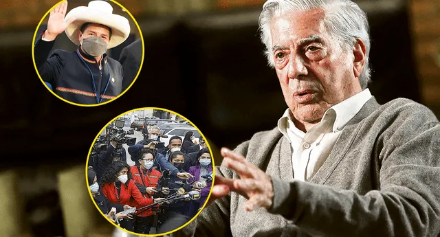 Mario Vargas Llosa: Por desgracia, la libertad de expresión ha sido recortada en el Perú | Foto: composición / La República /  Difusión