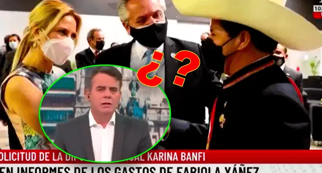 Periodista confunde al presidente Pedro Castillo con un “mariachi” durante noticiero en vivo | Foto: captura LN+