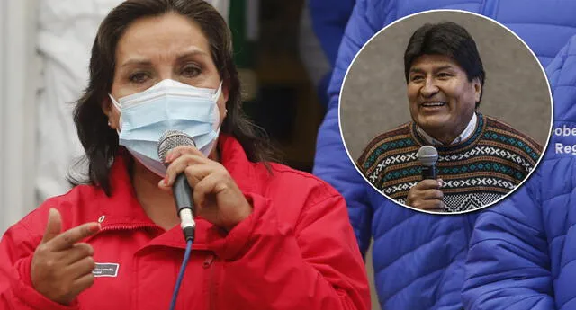 Dina Boluarte considera que Evo Morales es querido por el Perú (Foto: GLR - Carlos Contreras/Aldair Mejía)