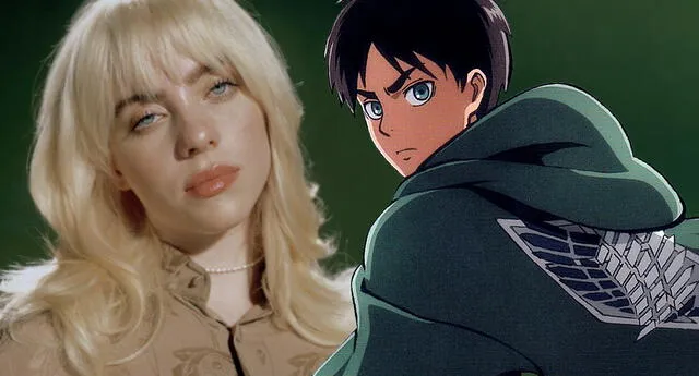 Billie Eilish saca su lado más otaku con un atuendo de Shingeki no Kyojin | Foto: Instagram Billie Eilish/WIT Studio