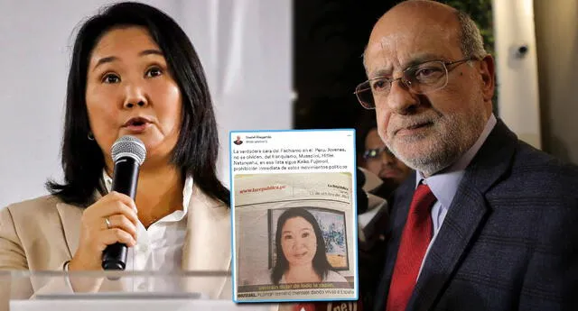 Daniel Abugattás criticó a Keiko Fujimori por su reunión con VOX (Foto: AFP/GLR)