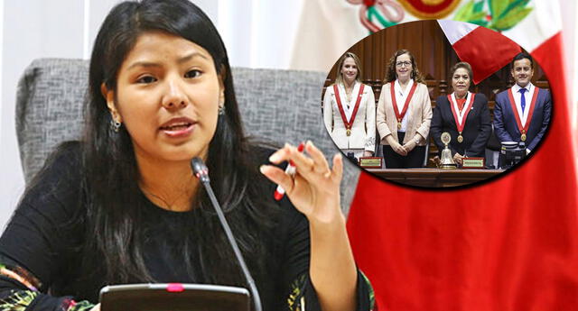 Indira Huilca asegura que el Congreso actual tiene una postura golpista (Foto: Difusión/Congreso)