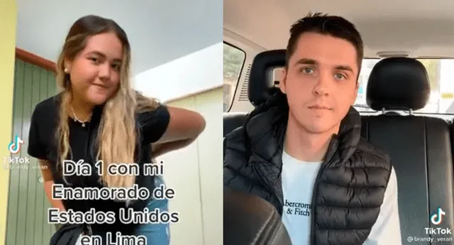 Video de peruana paseando por Lima con su “enamorado de Estados Unidos” se vuelve viral en redes | Foto: captura TikTok